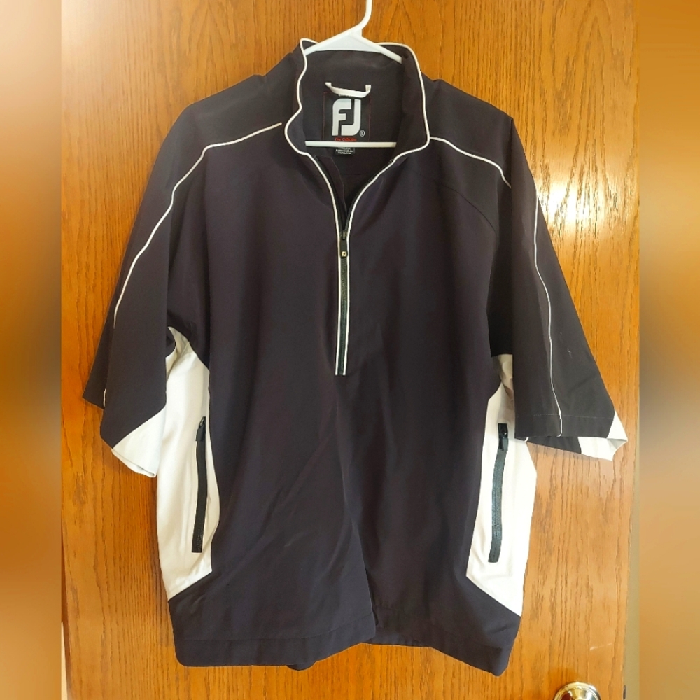 EUC FootJoy Dryjoys Tour Collection Golf 1/2 Zip Jacket Mens